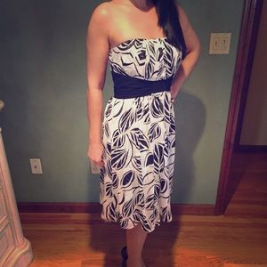 WHBM Strapless Cocktail Dress